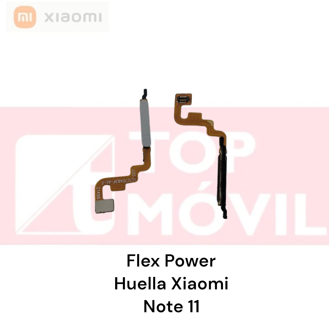 Flex Huella Xiaomi Note Topmovil Repuestos