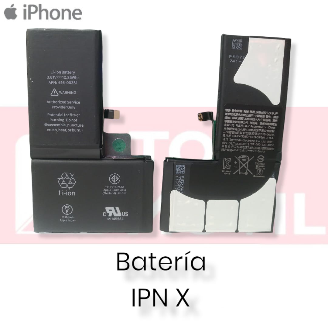 Batería IPhone X Original - Topmovil Repuestos