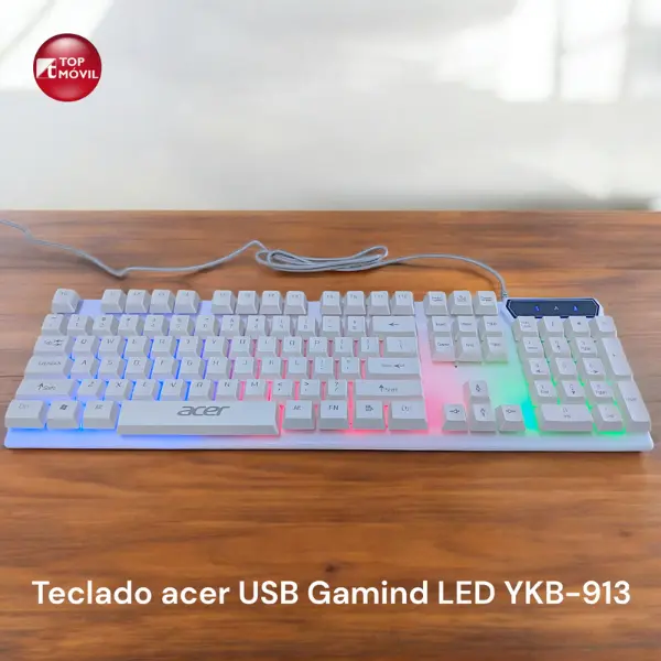 Diseño sin título - 2025-04-02T144352.678 Teclado Keyboard USB GamingLED ACER YKB-913 - Image 1