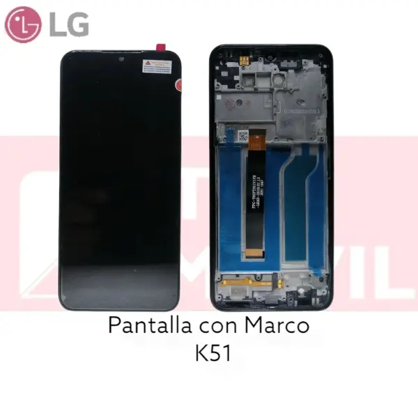 Diseño sin título - 2025-05-14T093434.397 Pantalla LG K51 con Marco - Image 1