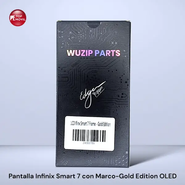 Diseño sin título - 2025-03-27T094021.482 LCD Infinix Smart 7 + Marco Gold Edition Wuzip - Image 1