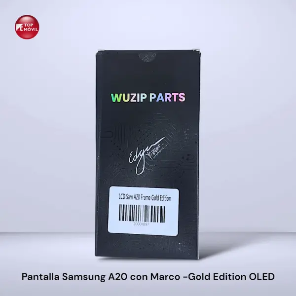 Diseño sin título - 2025-03-28T090047.020 LCD Samsung A20 + Marco Gold Edition Wuzip - Image 1