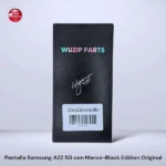 LCD Samsung A22 5G +Marco Black Edition Wuzip