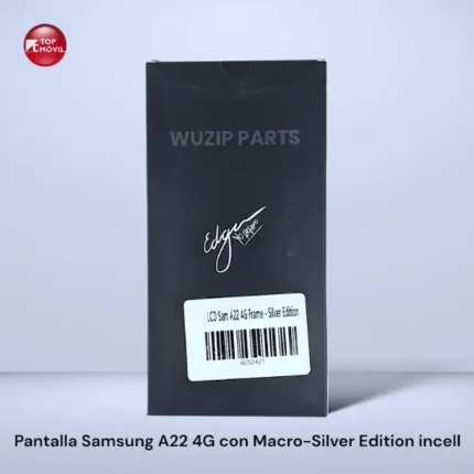LCD Samsung A22 4G Frame Silver Edition Wuzip