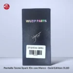 LCD Tecno Spark 10C + Marco Gold Edition Wuzip