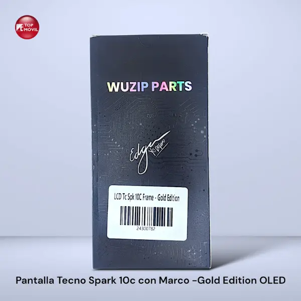 Diseño sin título - 2025-03-31T102522.852 LCD Tecno Spark 10C + Marco Gold Edition Wuzip - Image 1
