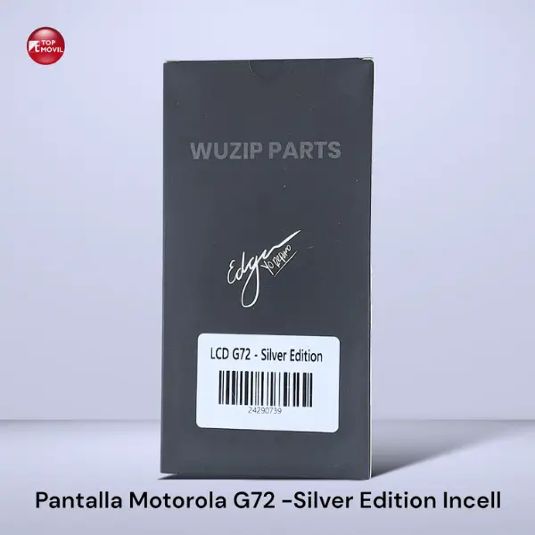 Diseño sin título - 2025-03-31T161536.946 LCD Moto G72 Silver Edition Wuzip - Image 1