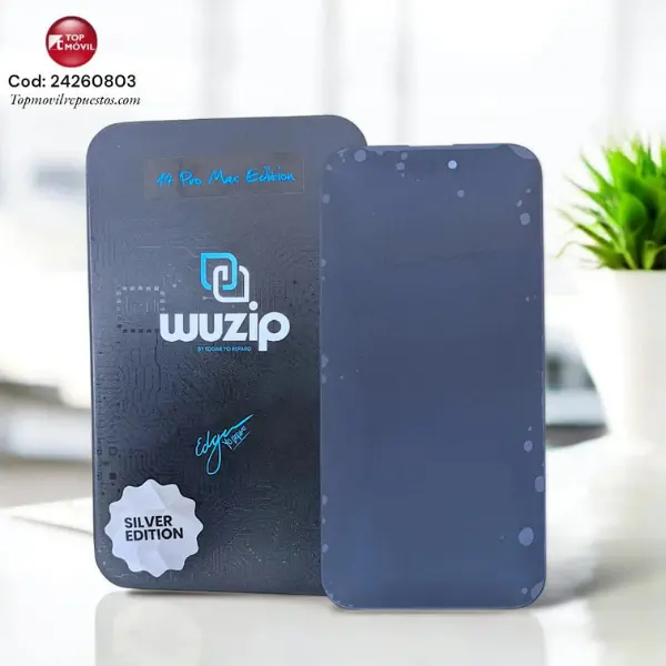 Diseño sin título - 2025-03-24T111430.967 LCD IPhone 14 Pro Max Silver Edition Wuzip sin ic - Image 1