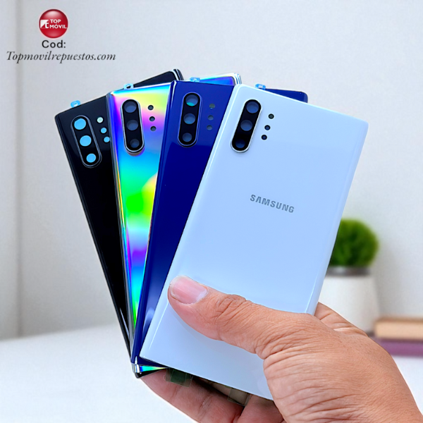 TAPA NOTE 10 PLUS Tapadera Samsung Note 10 Plus con Lente - Image 1