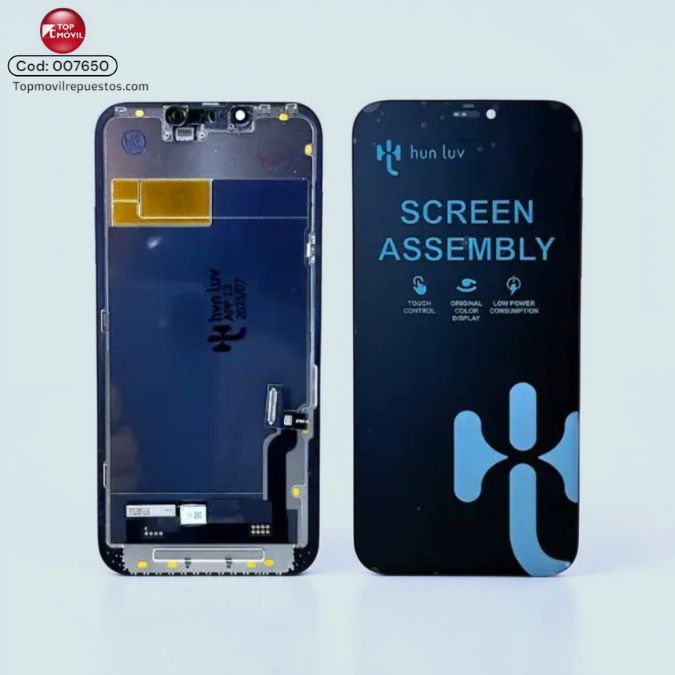 007650 Pantalla iPhone 13 Oled ( Diagnosticada ) (Hun Luv) - Imagen 1
