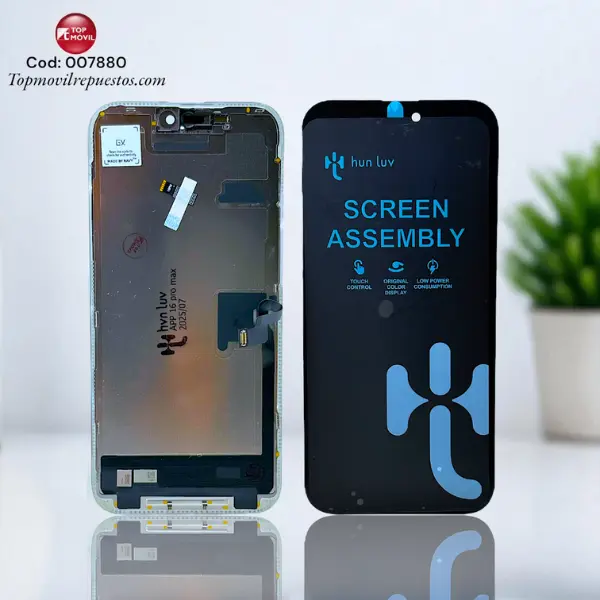 007880 Pantalla iPhone 16 Pro Max Oled (Hun Luv) - Image 1