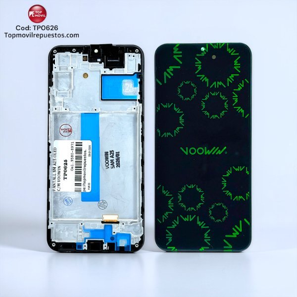 TP0626 Pantalla Samsung A25 OLED con Marco (Voowin) - Image 1