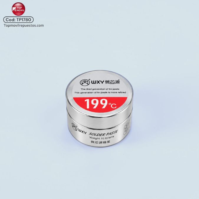 TP1780 Estaño en Pasta WXY 199 °C de 3.ᵃ Generacion para Microsoldadura - Imagen 1